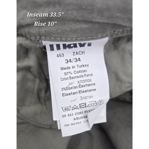 Mavi Zach Straight Leg Pants - Picture 3 of 4